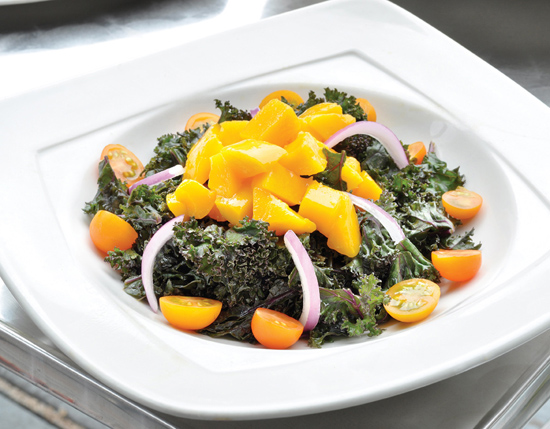 CafeGreenTF Mango Kale Salad